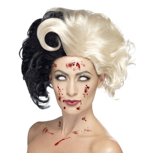 Smiffys Cruella de Vil Zombie Parykk - One size