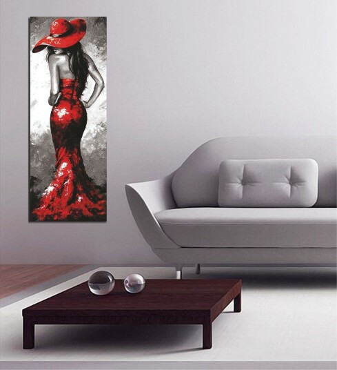 Dekorativ Canvasbilde 30x80 cm Flerfarget Dekorativ Canvasbilde 30x80 cm Flerfarget