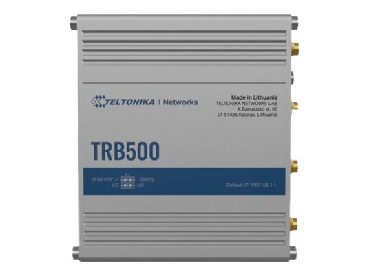 Teltonika TRB500 Industriell 5G Router med Utvendig Antenne, Rustfritt Stål Teltonika TRB500 Industriell 5G Router med Utvendig Antenne, Rustfritt Stål