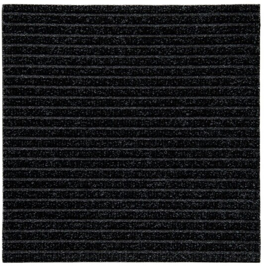 Heymat Zen Dørmatte 45x45 Cm Straight Black   Dørmatter Pet Sort   1302