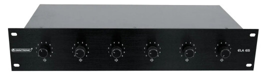 Omnitronic Pa 6-Zone Stereo Vol-Cont45w Bk