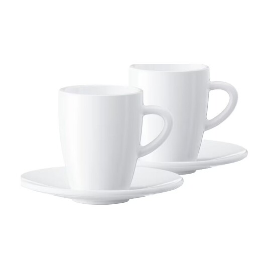 JURA kaffekopp med tefat 66499 JURA kaffekopp med tefat 66499