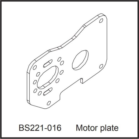 BSD 221-016 Motor Plate BSD 221-016 Motor Plate