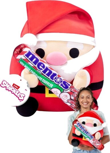 Snackles Bamse 35cm Julenisse Med Mentos