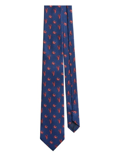 GANT Crab Tie Navy ONE SIZE
