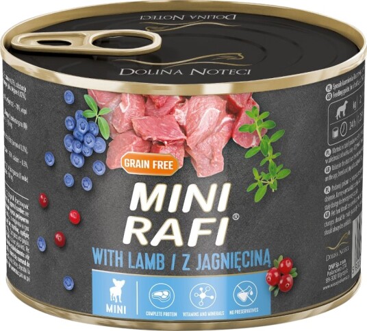 Rafi Våtfôr Sparepakke Mini Lam 24 X 185 G