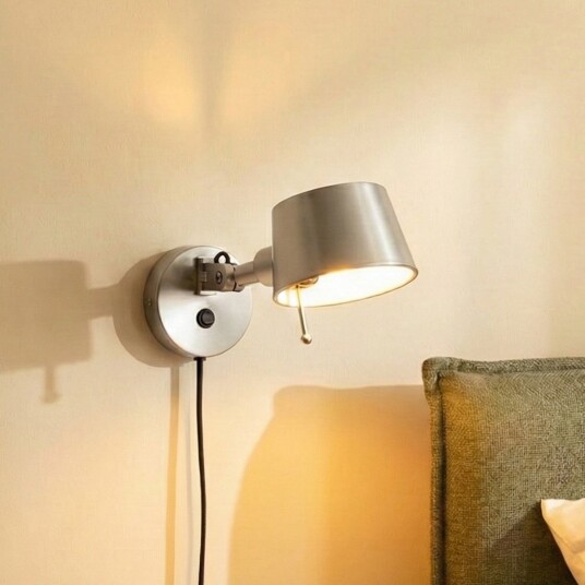 Vegglampe Lucande Silka Metallisk Arbeidsrom / kontor Metall Moderne 16 14 Metallisk