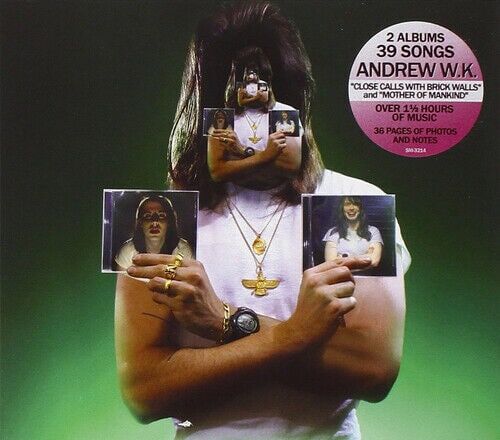 MediaTronixs Andrew W.K. : Close Calls With Brick Walls/Mother of Mankind CD 2 discs (2013) Pre-Owned