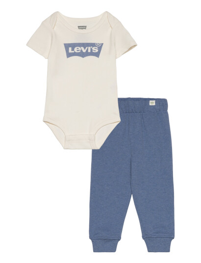 Levi"s Levi"s® Batwing Bodysuit And Joggers Set Blue 68 Levi"s Levi"s® Batwing Bodysuit And Joggers Set Blue 68