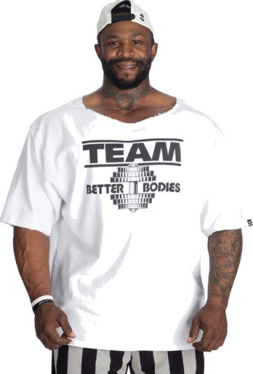Better Bodies Team Raw Iron T skjorte Hvit l