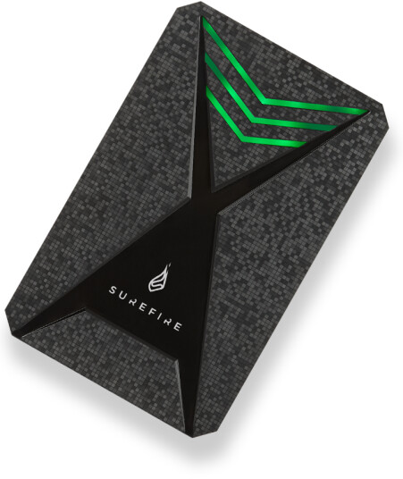Verbatim Surefire GX3 1TB Ekstern Harddisk med USB 3.2 - Svart