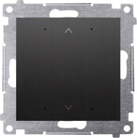 Kontakt Simon Lokal Rullegardindriver Kontakt Simon 54 Dez1l.01/49 Med Automatisk Kalibrering Og Programmerbar Favorittposisjon Svart