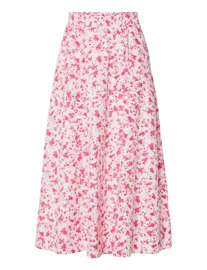 YAS Yascolea Hw Ankle Skirt S. Noos White 44