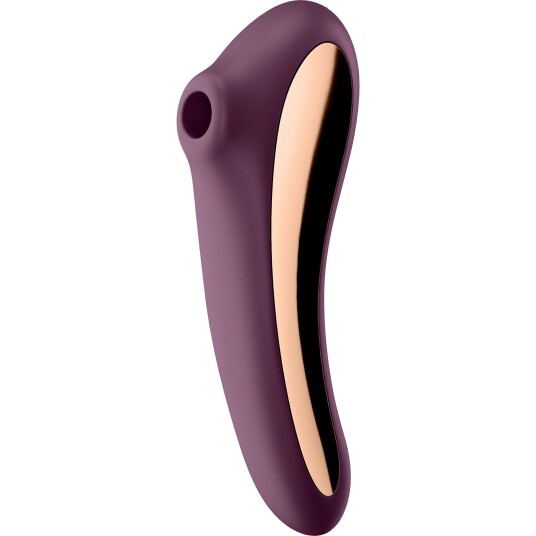 Satisfyer: Dual Kiss, Air Pulse Vibrator, lilla