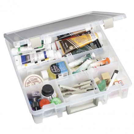 ArtBin Super Satchel Plastboks med 6 rom Transparent 37,5x36x9cm