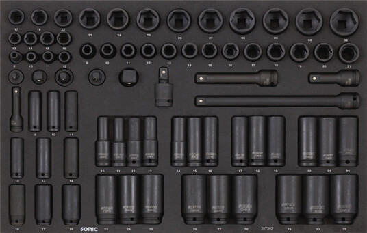 Power Sleeve Kit 3/8 «& 1/2, SFS - 74 Deler