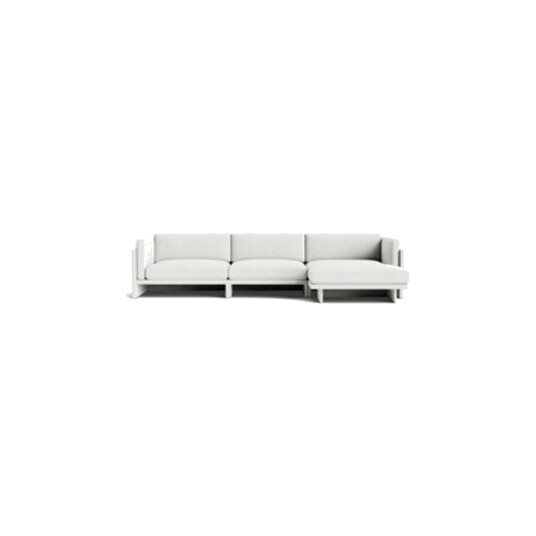 Normann Copenhagen Softy Modular 4 seters Sjeselong Høyre Hallingdal 110