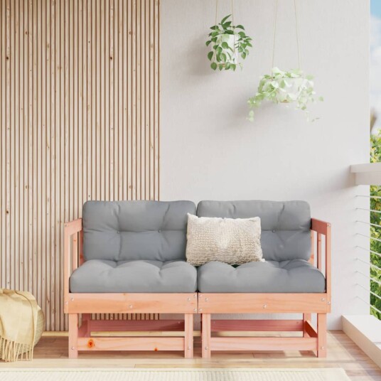 Utendørs hjørnesofaer 2 stk heltre douglasgran 825399 Utendørs hjørnesofaer 2 stk heltre douglasgran 825399