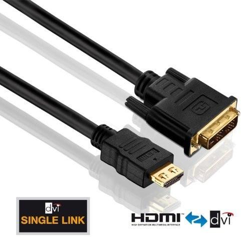 Purelink PureInstall Kabeladapter HDMI Til DVI D 7,5 m