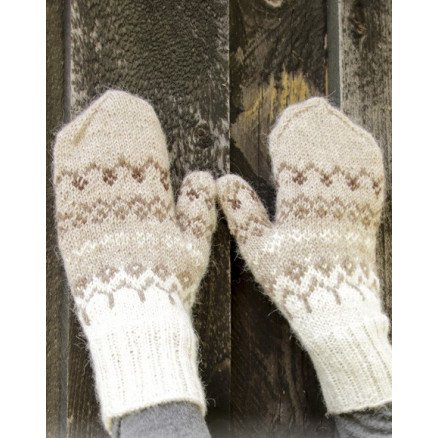 Â Talvik MittensÂ by DROPS Design Vanter Strikkeoppskrift str S M