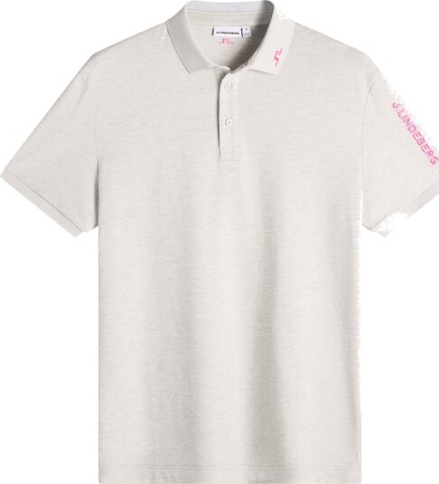 J.LINDEBERG Tour Tech Pique Polo Grå L