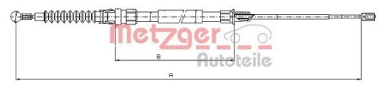 Bremsewire METZGER 10.7518