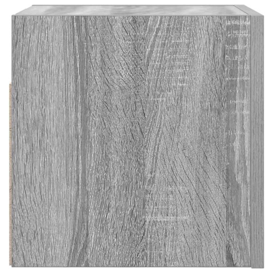 vidaXL Vegghengt TV-benk grå sonoma 30,5x30x30 cm