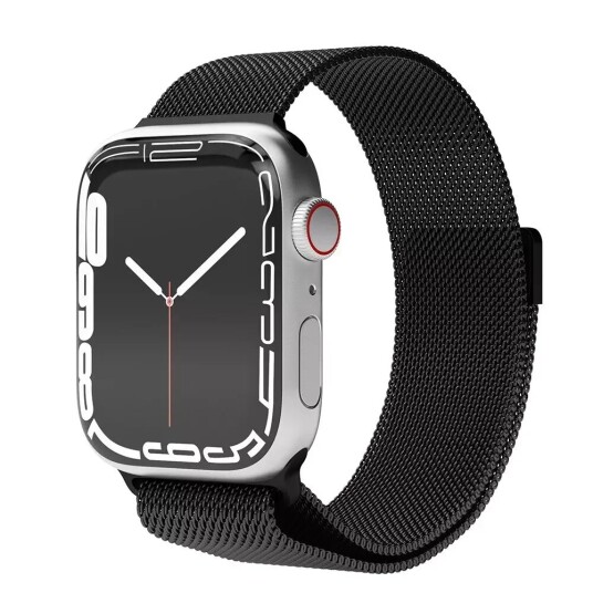 Vonmählen Apple Watch (38/40/SE/41MM) Milanese Loop Rustfritt stål Reim - Svart Vonmählen Apple Watch (38/40/SE/41MM) Milanese Loop Rustfritt stål Reim - Svart
