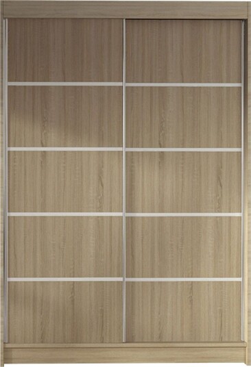Garderobe Lino LED belysning Eik