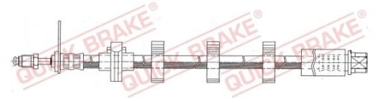 Bremseslange QUICK BRAKE 32.984