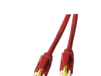 Draka Comteq Kat.6A Patchk. Draka Uc900/Tm31 2M Rot 2 M Cat6a Rj-45 Rj-45 Rød
