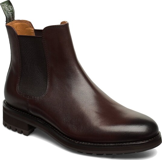 Polo Ralph Lauren Bryson Leather Chelsea Boot Brown 47