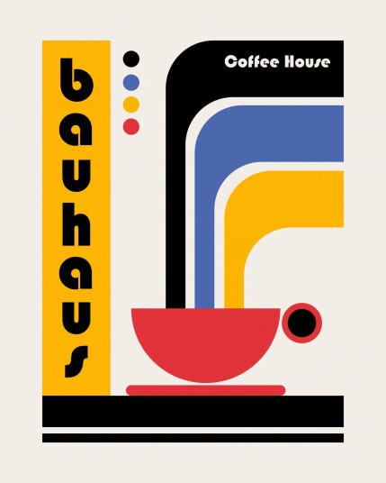 Plakat Bauhaus Coffee House Plakat Bauhaus Coffee House
