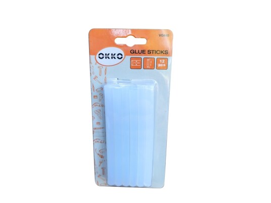 Okko Glue Sticks 12Pcs Set 7 2x100mm Transp Okko Glue Sticks 12Pcs Set 7 2x100mm Transp