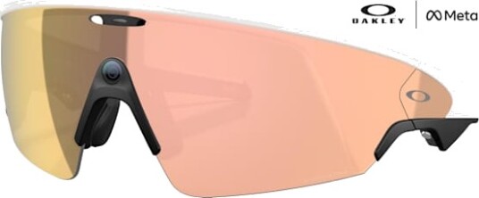 Oakley Meta Vanguard White W/Prizm Rose Gold OS