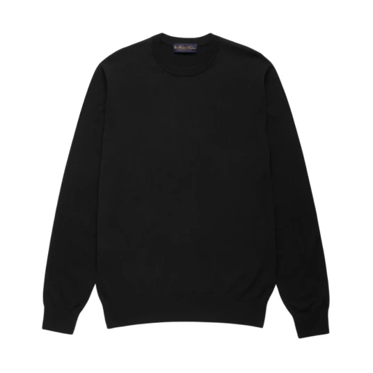 Brooks Brothers Herre Strikkevarer Svart L,