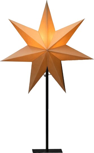 Jotex Papirstjerne metallfot høyde 65 cm Beige 1744889010
