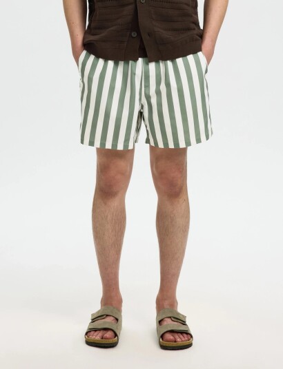 Selected Slhdane Aop Swimshorts   Green   S