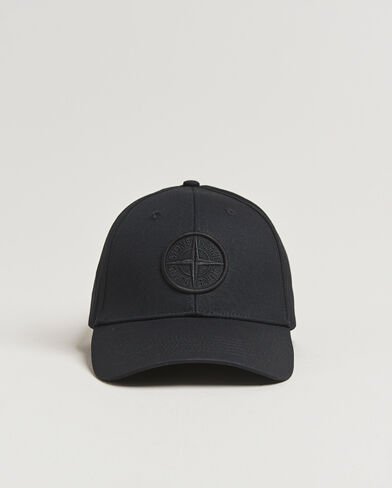 Stone Island Classic Cotton Cap Black Stone Island Classic Cotton Cap Black