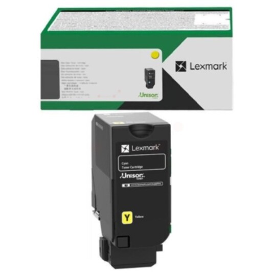 Lexmark 81C2XY0 Lexmark Tonerkassett Return Gul