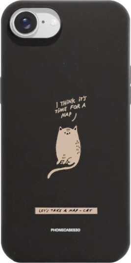 Phonecases3D iPhone 17e/16e Maja Säfström Compostable Case Svart MAJA1-IP16E