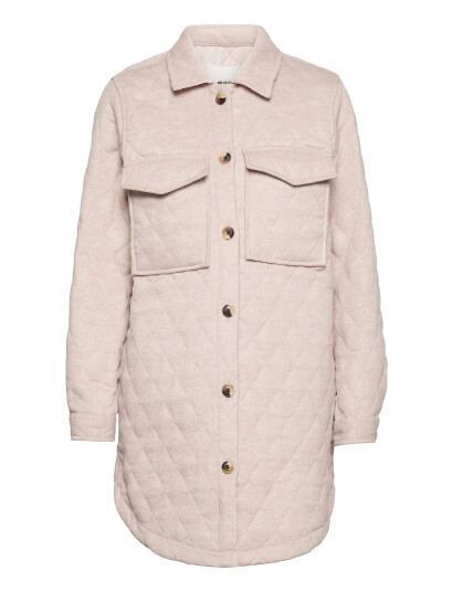 Object Objvera Owen Long Quilt Jacket   Pink   34