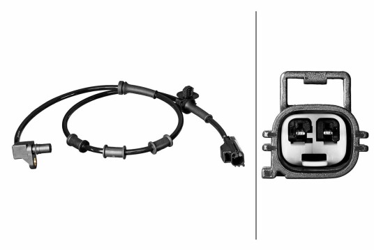 Sensor, ABS HELLA 6PU 358 218-911