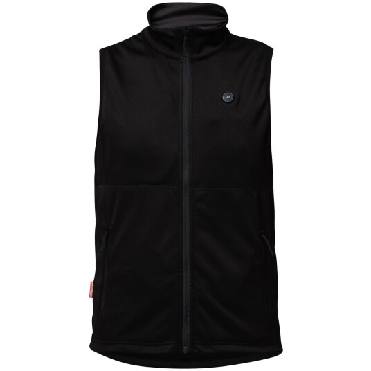Heat Experience Heatx Heated Fleece Vest Mens Black Black XXL