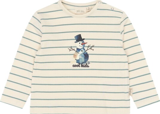 Petit Piao Genser - PpGib - Eggnog - Petit Piao - 2 år (92) - Genser Beige Blå
