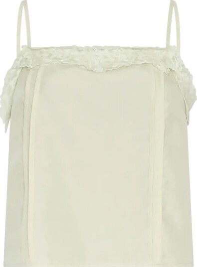 MSCH Copenhagen Mschtheresa Singlet Cream S MSCH Copenhagen Mschtheresa Singlet Cream S