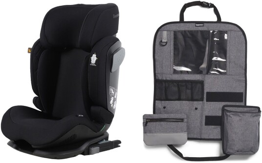 Beemoo Recline i-Size Beltestol inkl. Deluxe Sparketrekk Black Stone Beemoo Recline i-Size Beltestol inkl. Deluxe Sparketrekk Black Stone