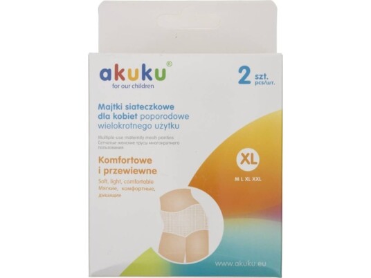 Akuku Mesh Truse For Kvinner Postpartum Xl 2 Stk Akuku Mesh Truse For Kvinner Postpartum Xl 2 Stk