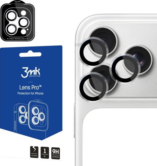 3Mk Lens Protection Pro Linsebeskyttelse for iPhone 17 Pro/17 Pro Max - Transparent
