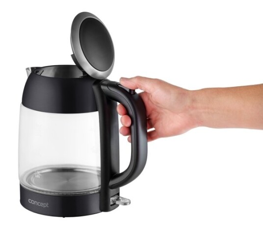 Concept Rk4082 1,7 L 2200 W Sort Rustfritt Stål Glass Vannivåindikator Concept Rk4082 1,7 L 2200 W Sort Rustfritt Stål Glass Vannivåindikator